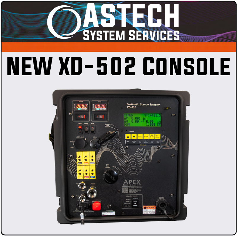 Introducing the XD-502 Digital Isokinetic Source Sampling Console